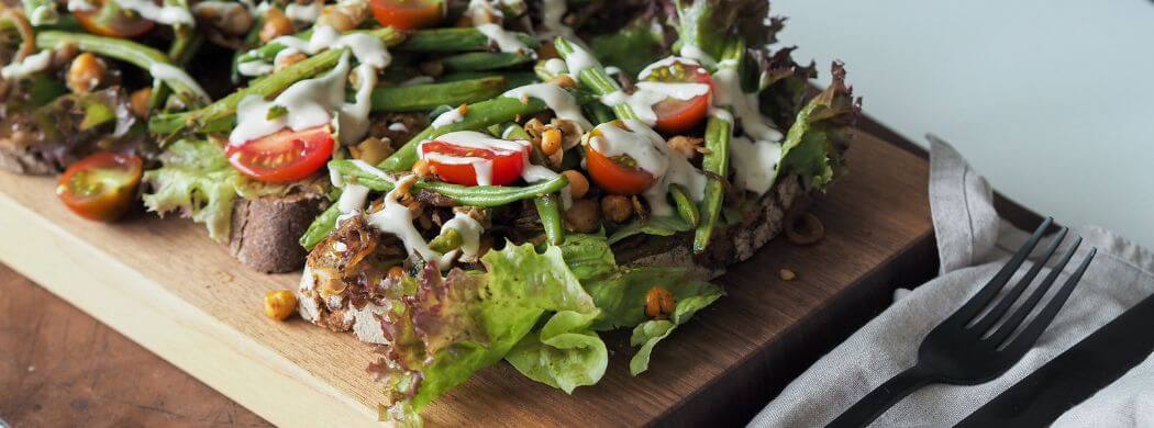 Bauernbrot | Bohnen | Zwiebeln | Brotzeit Rezept|  Wunschleder