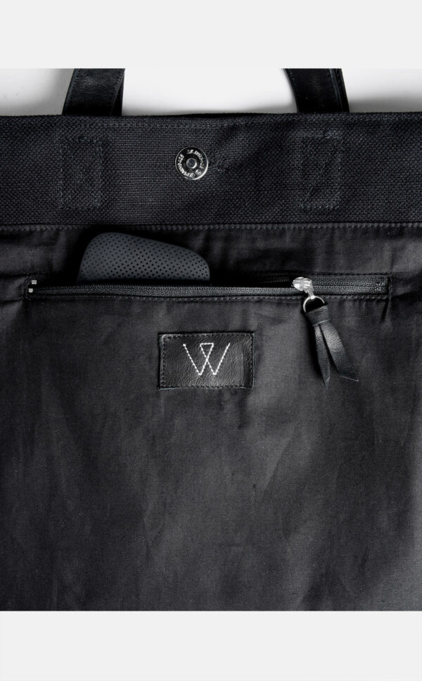 Crossbody Bag Leinen Leder | schwarze Handtasche | andgenähte Crossbody-Tasche | Wunschleder | Wunschleder