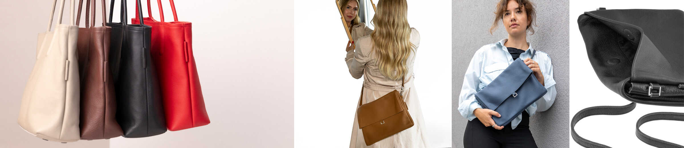 Schultertasche Leder, Umhängetasche Leder, Henkeltasche, Damentasche, Shopper, Wunschleder