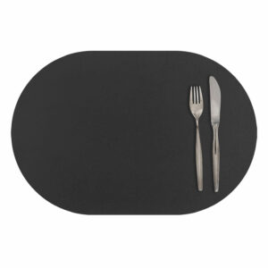 Platzdecke oval Leder | Tischset Leder | Platzset Echtleder | Wunschleder