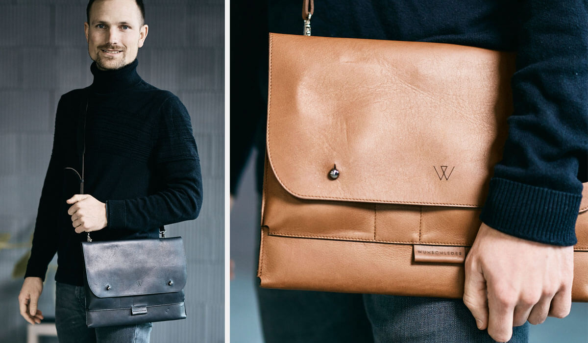 Handgefertigte Business Tasche