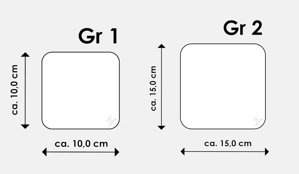 Welche Untersetzer passen zu deinen Gläsern?