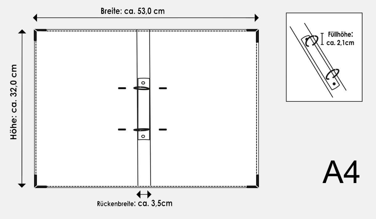 Maße Gr.2 DIN A4