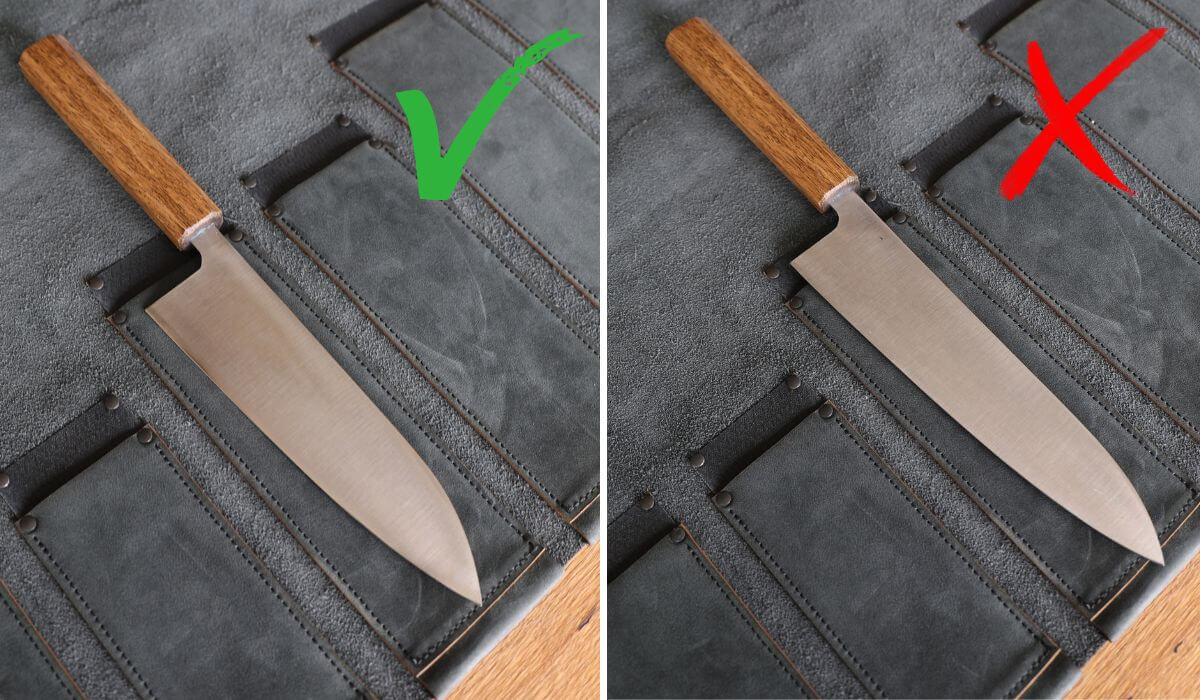 Die richtige Köchergröße für deine Messer